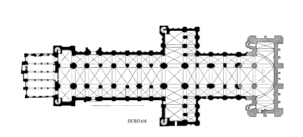 Medieval Durham Cathedral Plans and Drawings